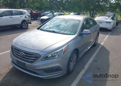 2017 Hyundai Sonata Sport из США, поврежденный, VIN 5NPE34AF8HH444782